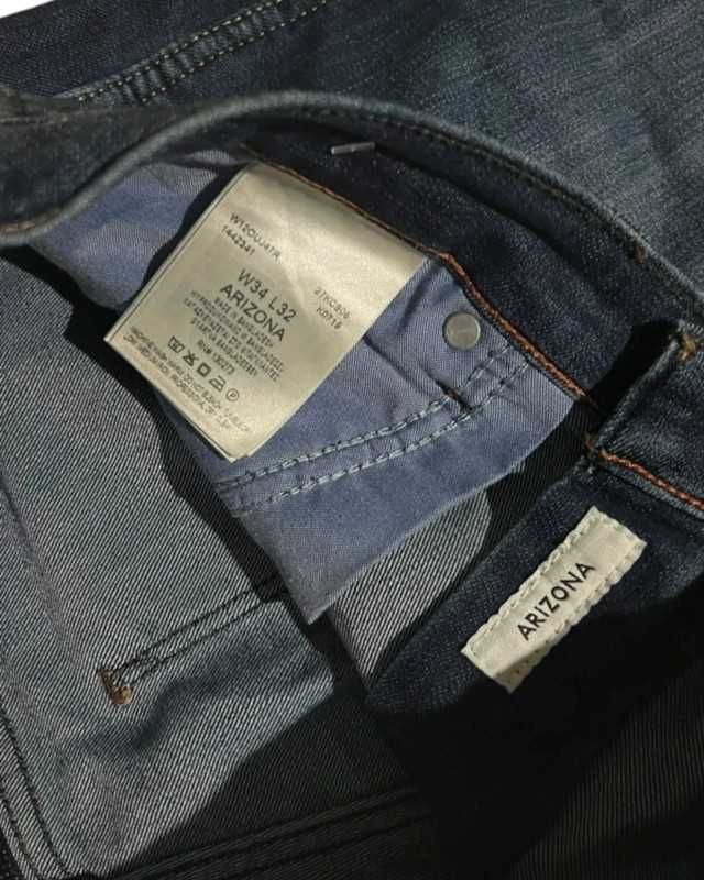 Stylowe męskie dżinsy spodnie jeans Wrangler Arizona slim W34 L32