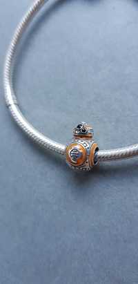 charms zawieszka srebro 925  Star Wars BB-8