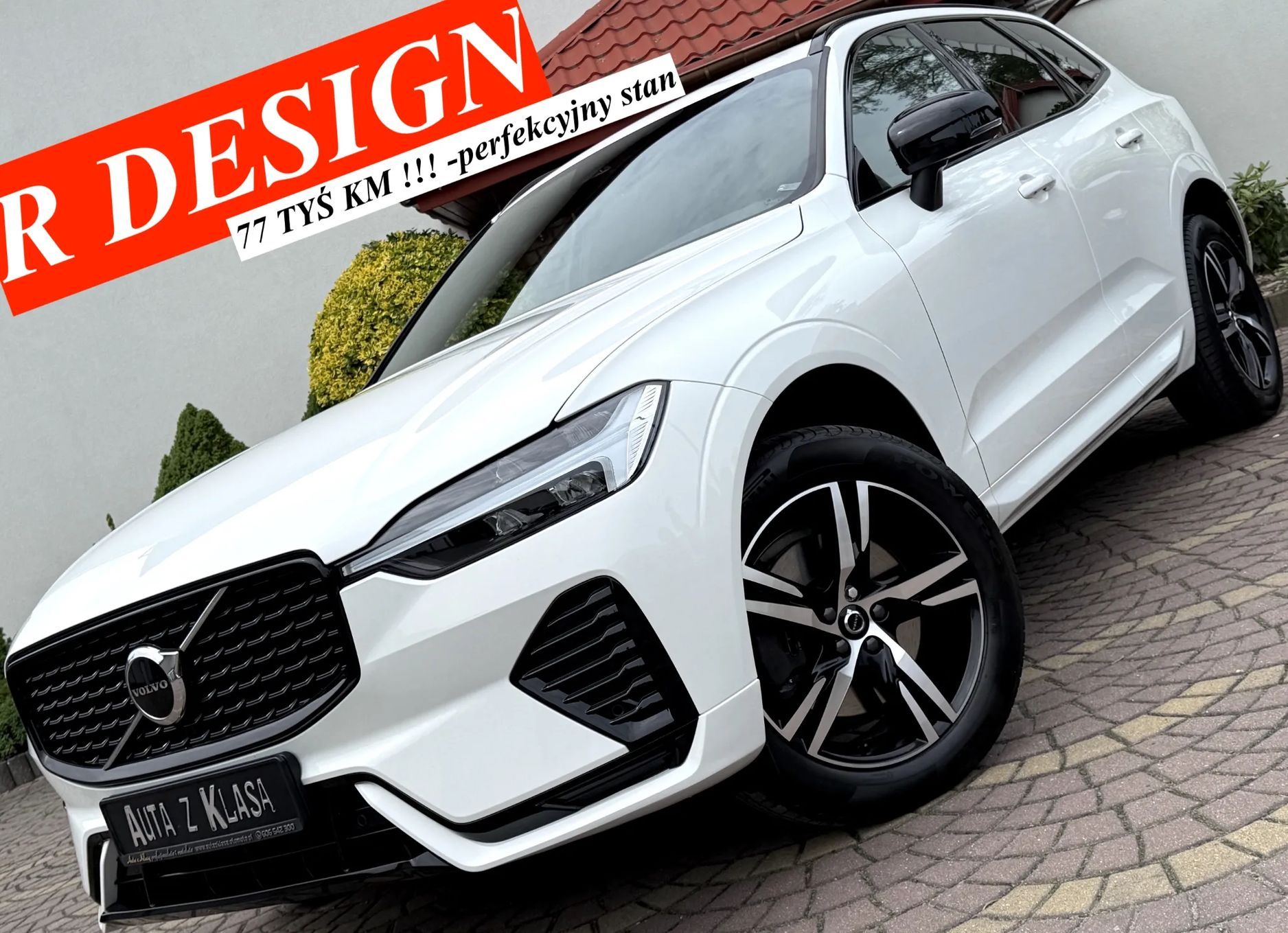 Volvo XC 60 R DESIGN+ BLACK edition+idealny stan*FULL*przepiękny*IDEAŁ