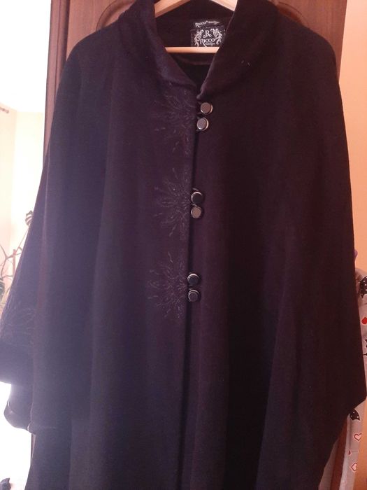 Пончо накидка великий розмір