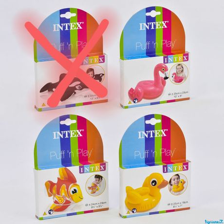 Надувні іграшки фірми Intex