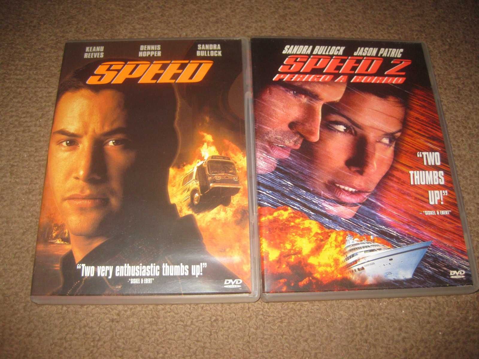 Colecção Completa em DVD "Speed" com Sandra Bullock