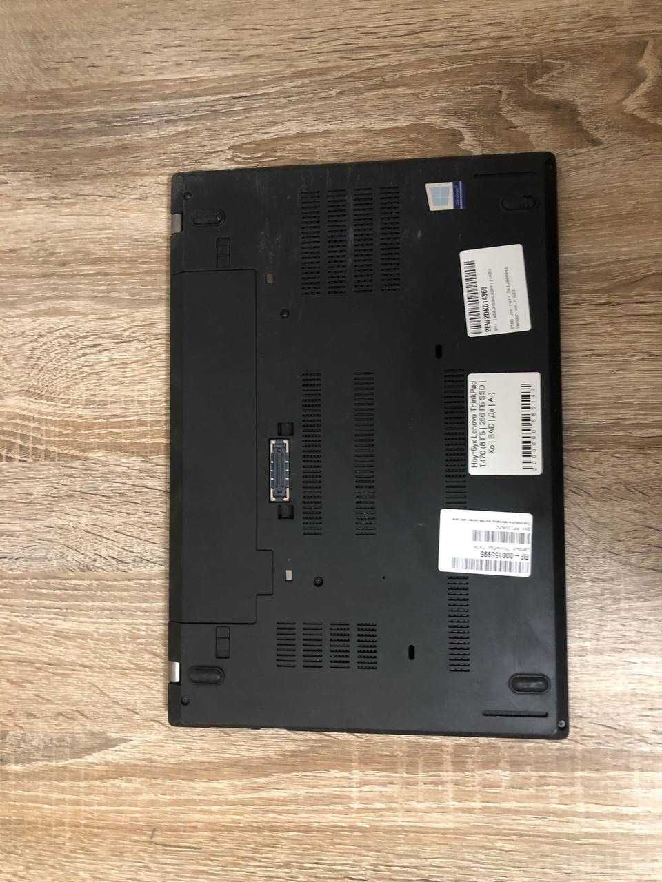 Lenovo ThinkPad T470 | I5 6300u | RAM-8Gb | SSD-256Gb | АКБ-19% зносу