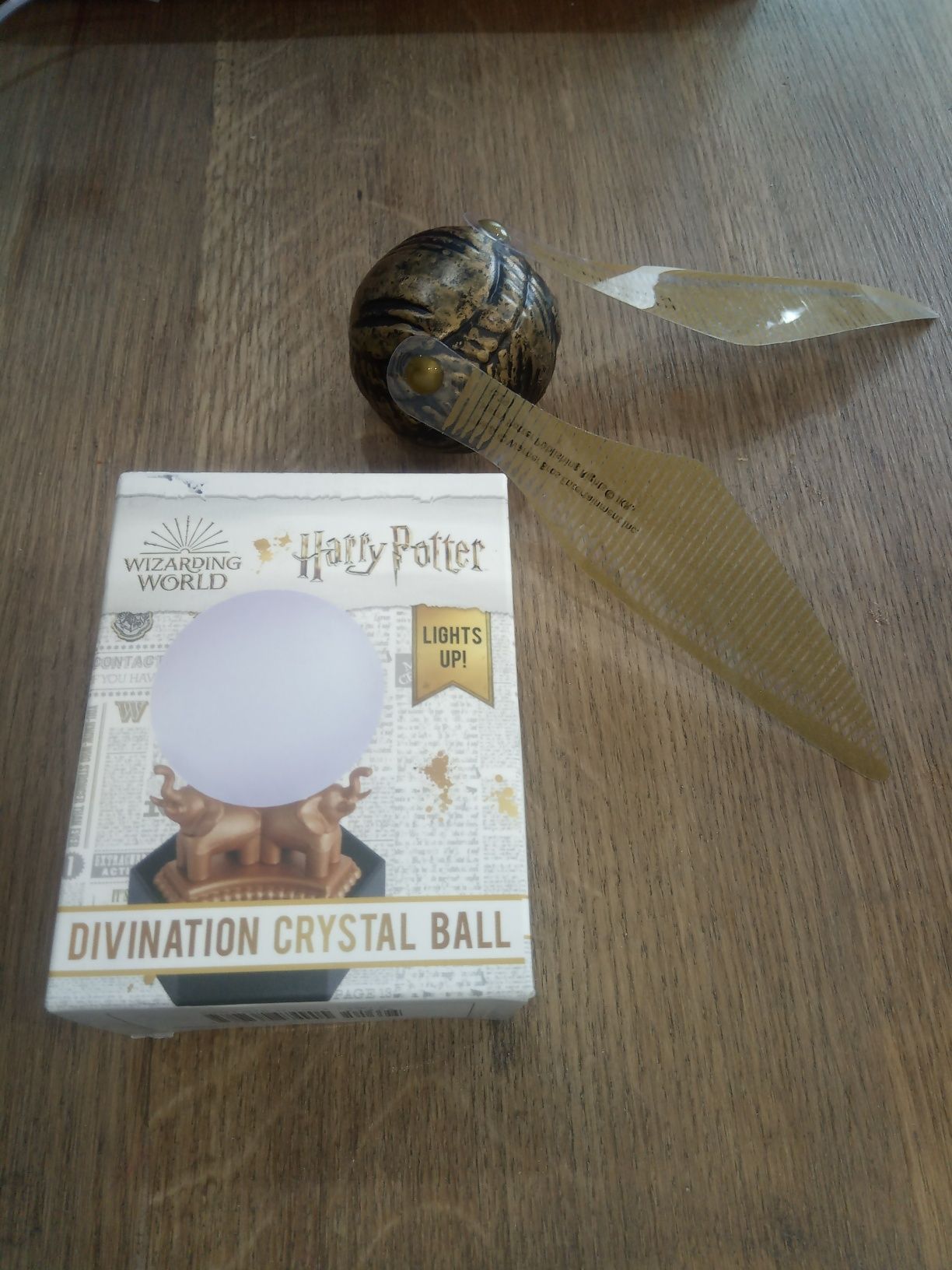 Harry Potter złoty znicz krystaliczna kula świecąca kolekcja