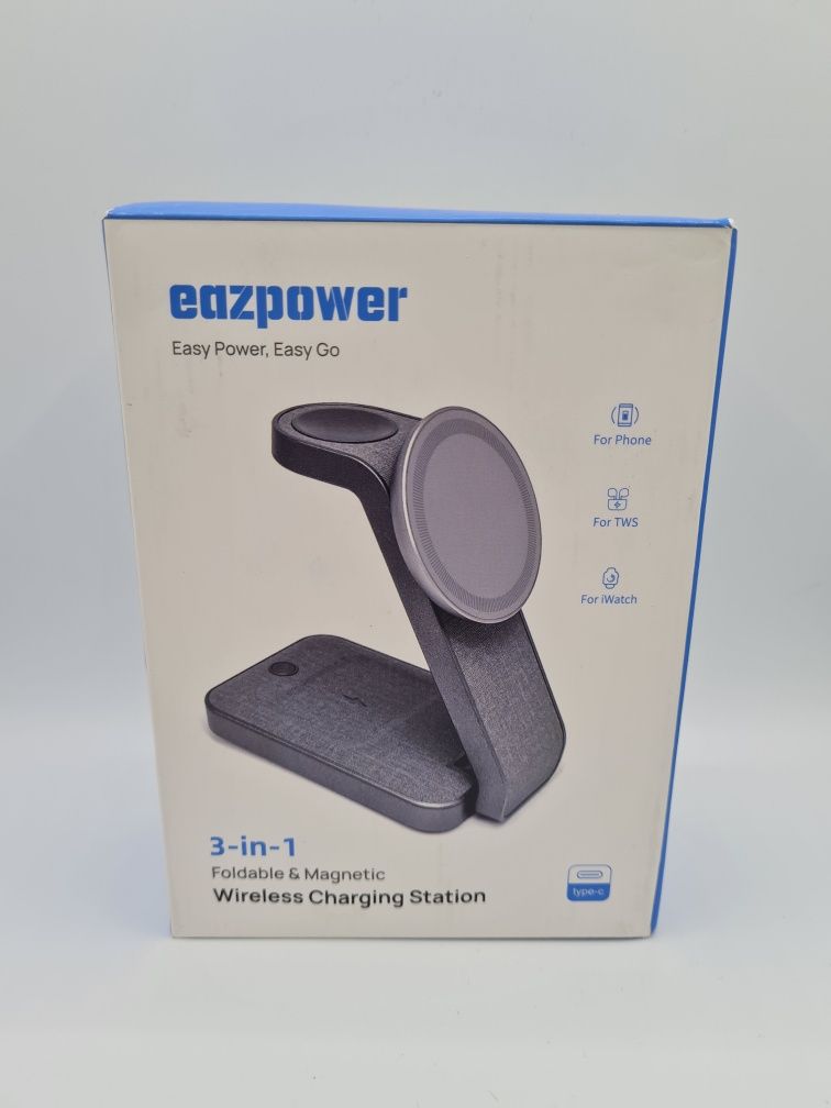 Składana ładowarka indukcyjna do iPhone Apple Watch AirPods