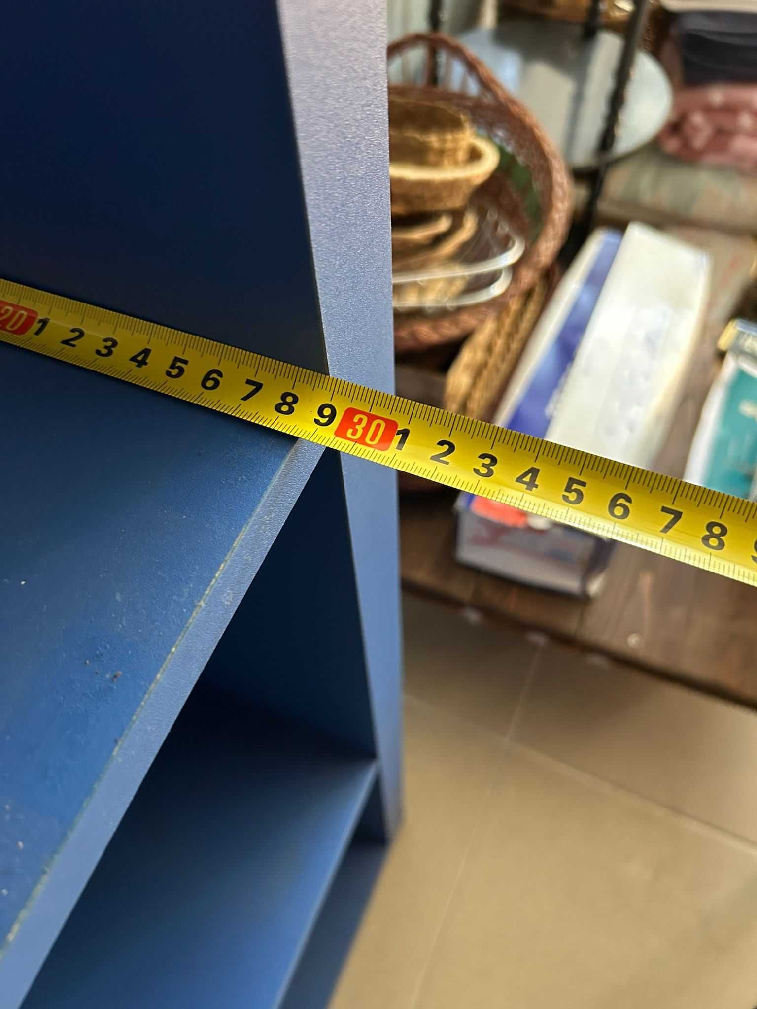 Estante ou divisória cubo, azul 65€
