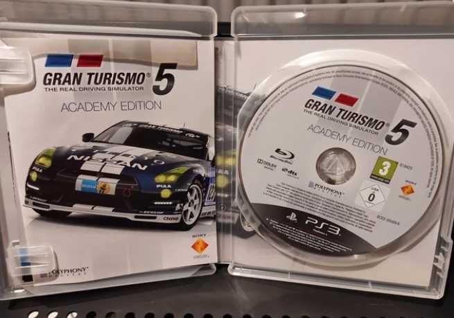 Gran Turismo 5 Academy Edition PS3 completo com manual