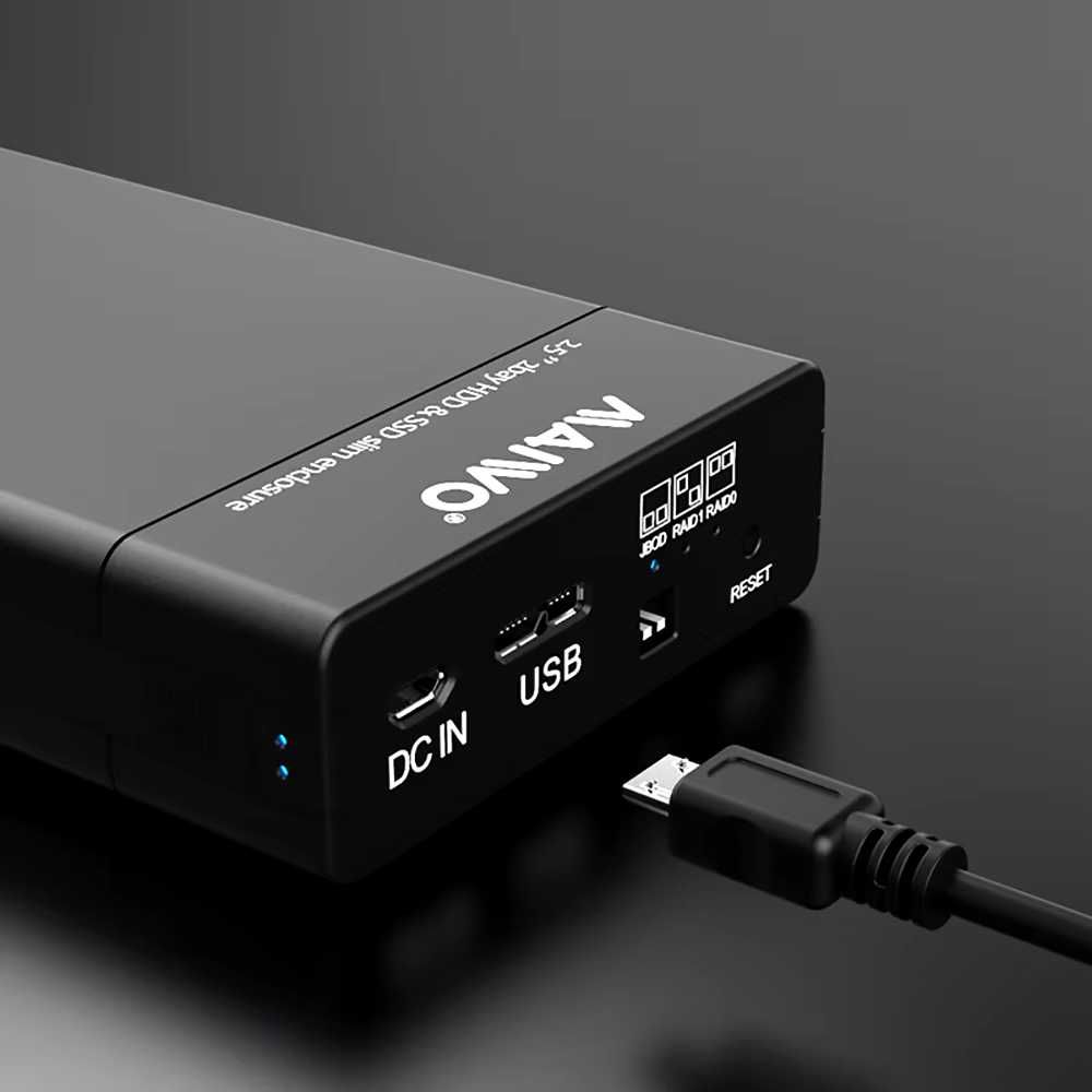 2,5-дюймовый корпус с RAID  SSD HDD 1/2 отсека SATA
