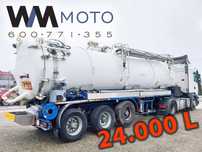 Trax Huwer  naczepa próżniowa Asenizacja Pompa Myjka Ciśnieniowa Import Francja