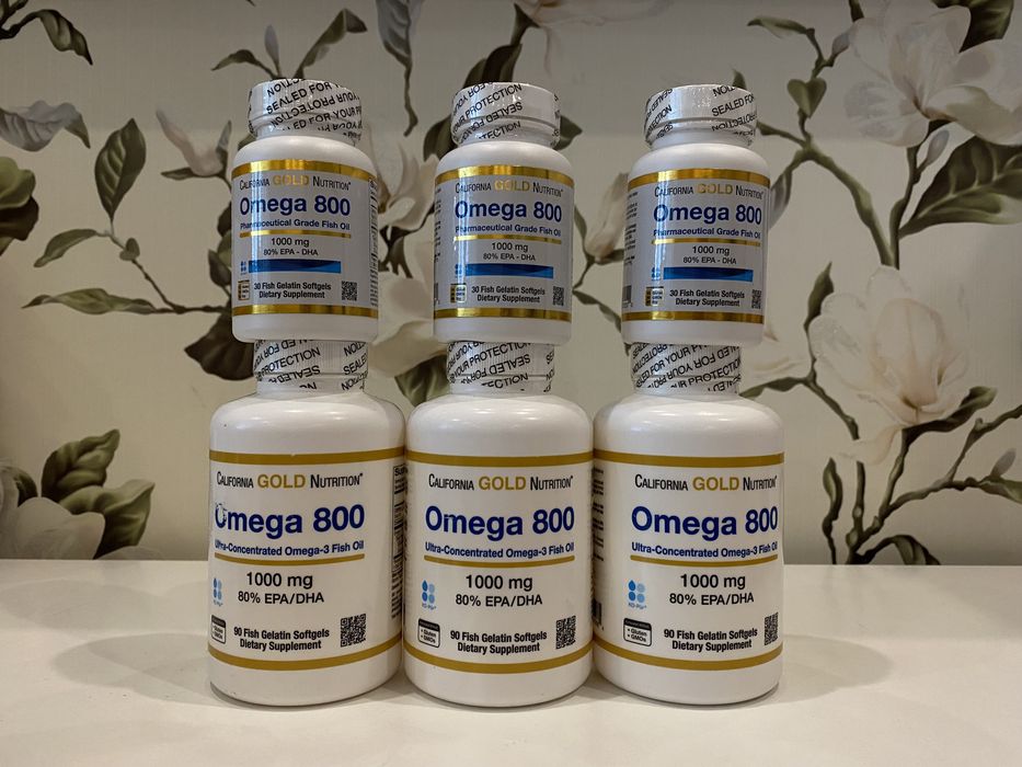 California Gold Omega-800 Омега-800 30, 90 капсул