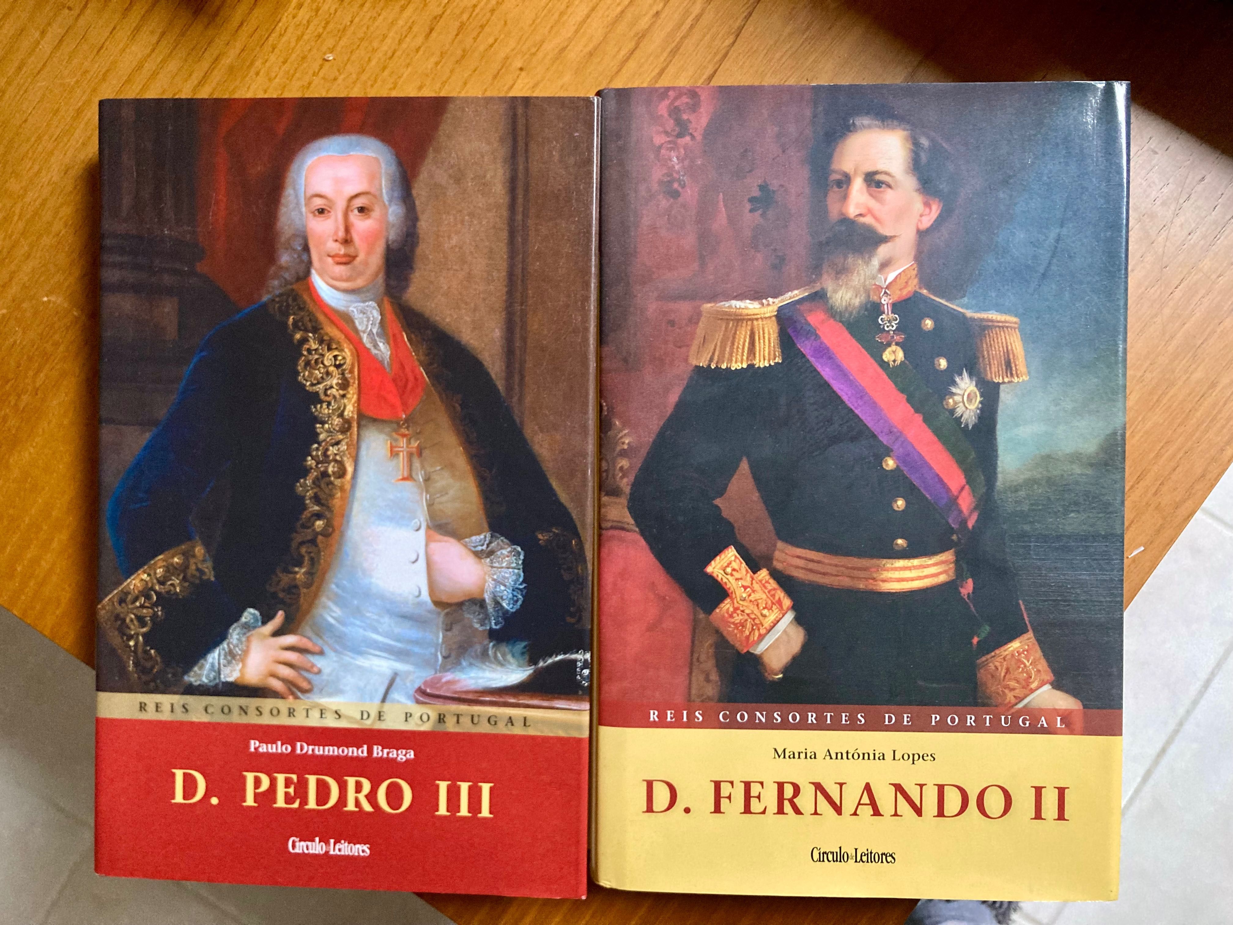 Livros da coleção Reis Consortes de Portugal