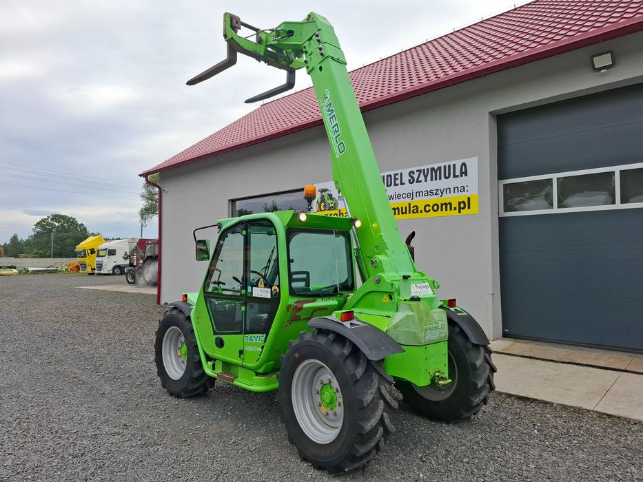 TYLKO 4121 mtg Merlo P 28.8 TOP, NISKA, wąska, WIDŁY, Ładowarka