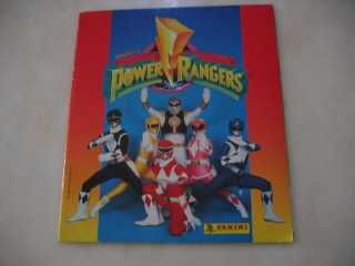 Caderneta completa Power Rangers