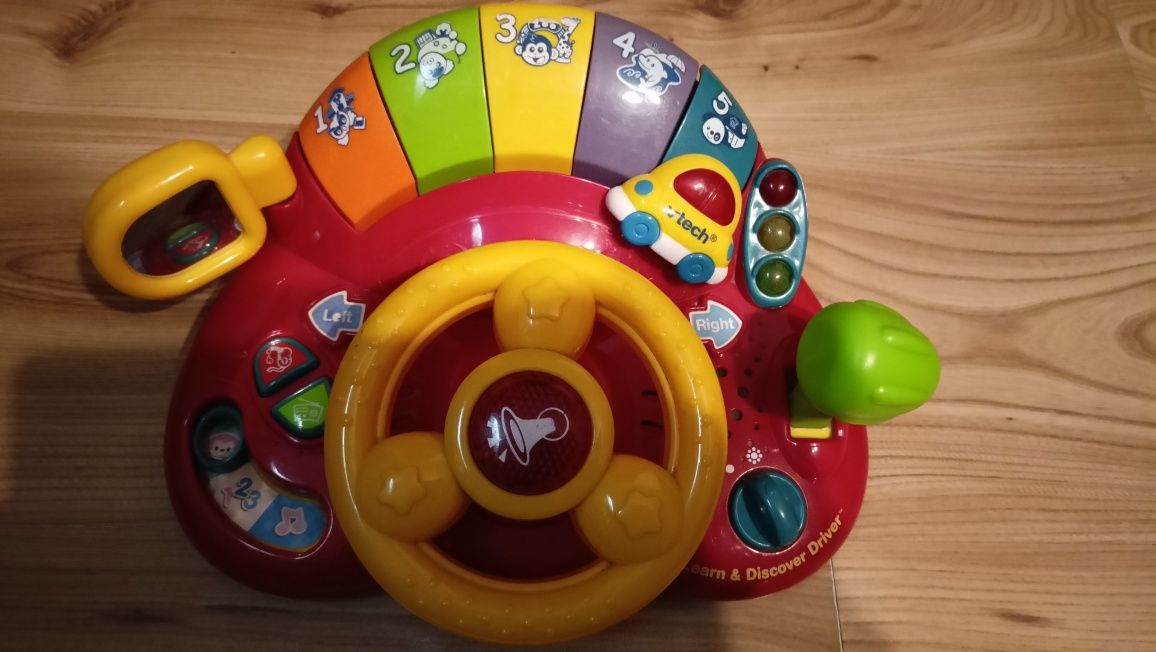 Kierownica vtech interaktywna w  języku angielskim