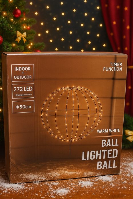 Kula ledowa świąteczna