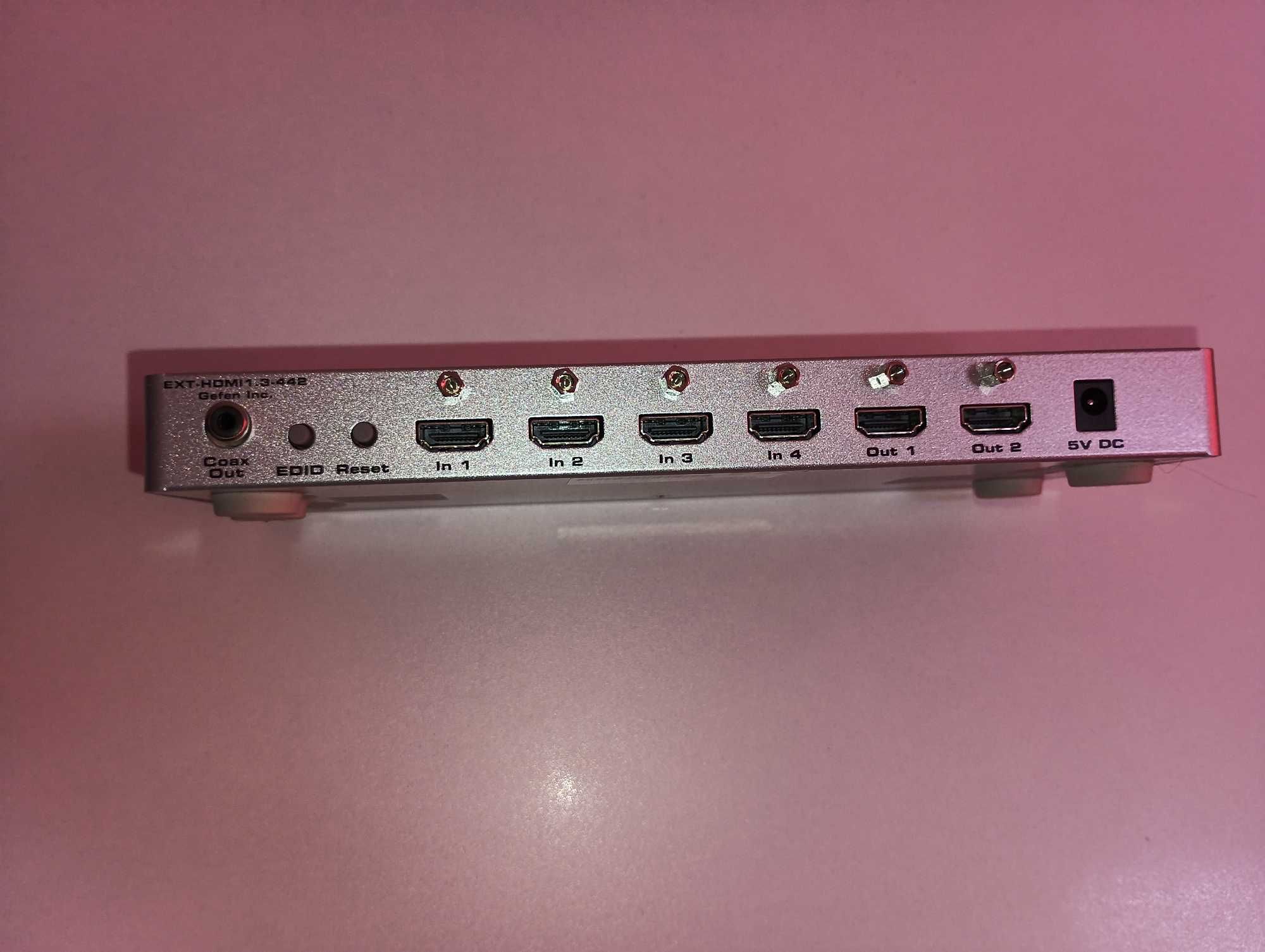 Gefen 4 x 2 Switcher HDMI versao 1.3 com remote control & cables