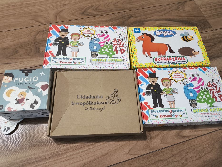 Zestaw gier i układanek