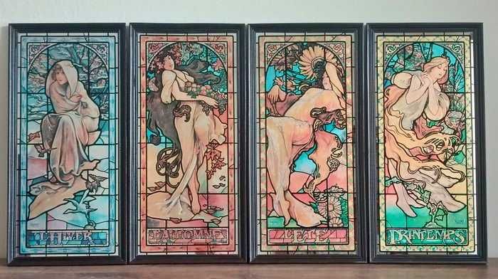 As Quatro Estações, (after) Alphonse Mucha