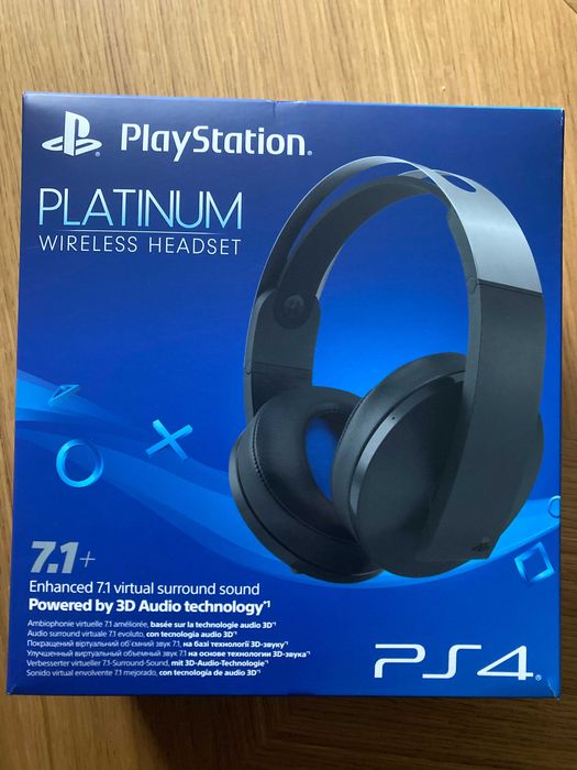 Zestaw słuchawkowy SONY PlayStation 4 Platinum, komplet, Nowe Gąbki