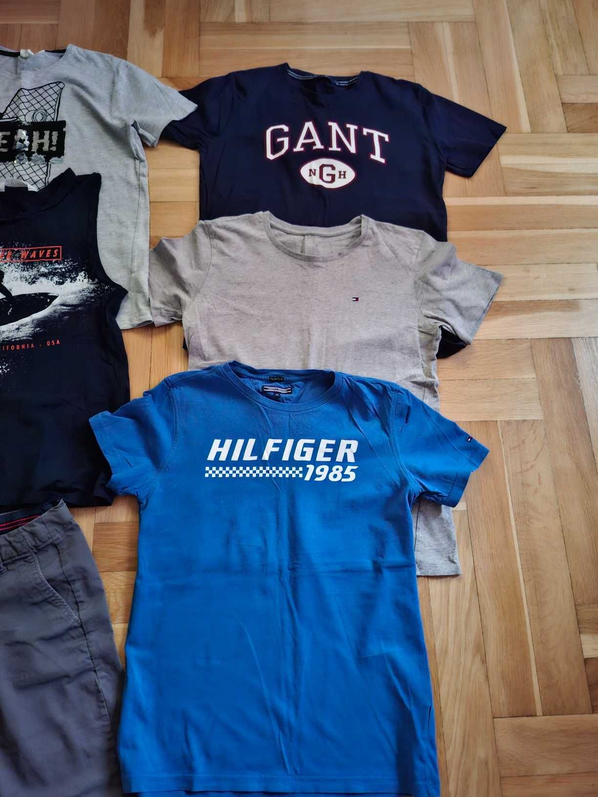 8 szt: Gant The North Face Hilfiger  H&M Reserved