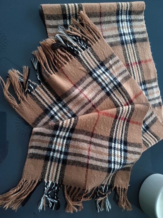 Szalik w kratkę - wielokolorowy -