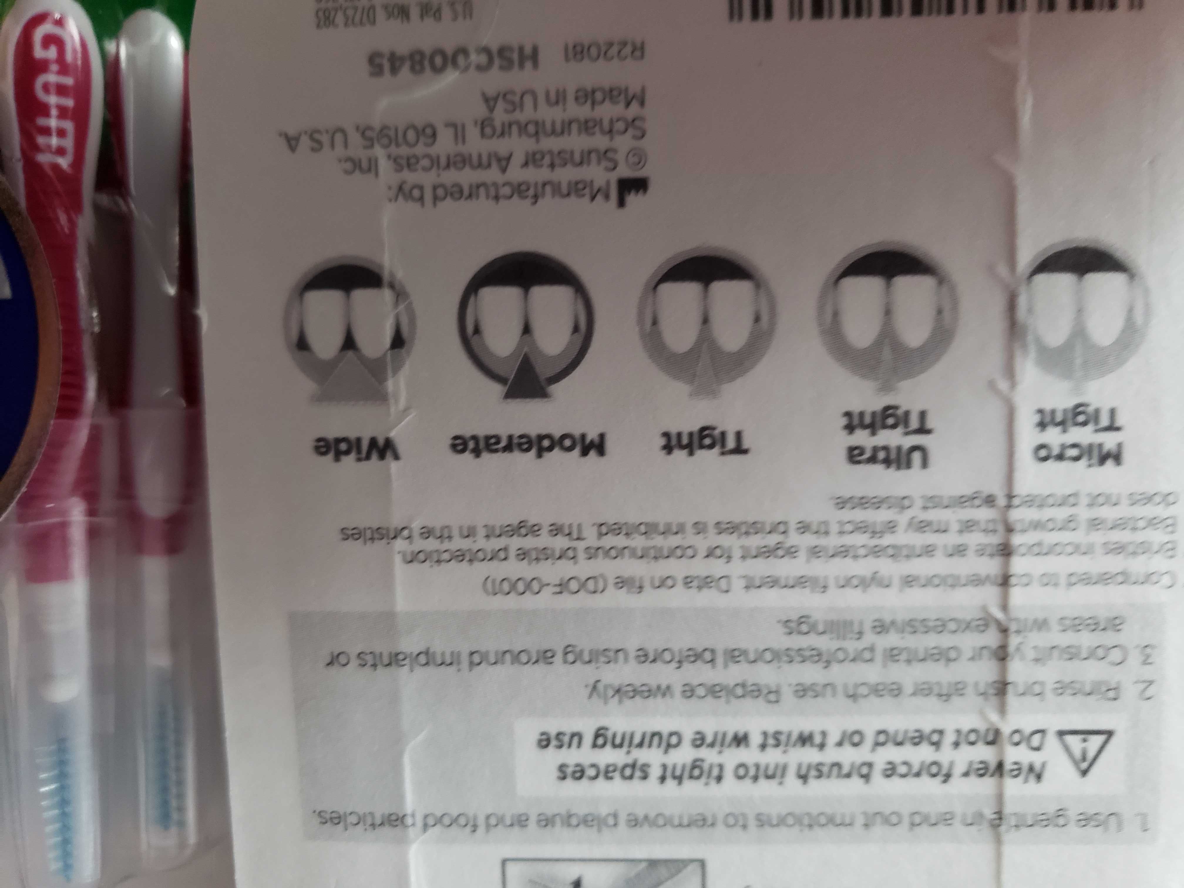Міжзубна щітка Йоржики для зубів GUM США