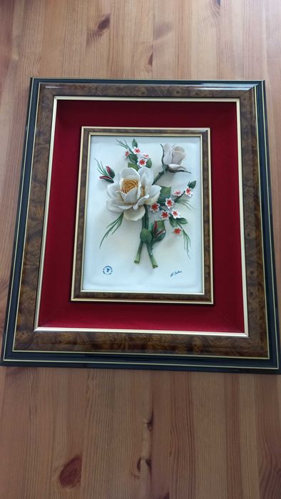 Quadro  em porcelana italiano