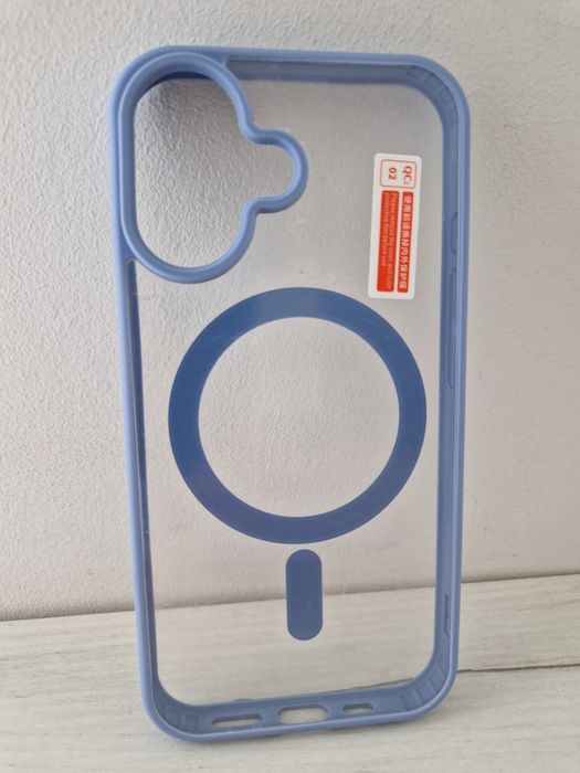 Acrylic Color Magsafe Case do Iphone 16 Plus jasnoniebieski