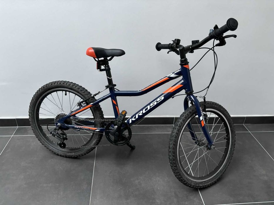 Rower dziecięcy 20 cali KROSS Hexagon MINI 1.0 granatowy