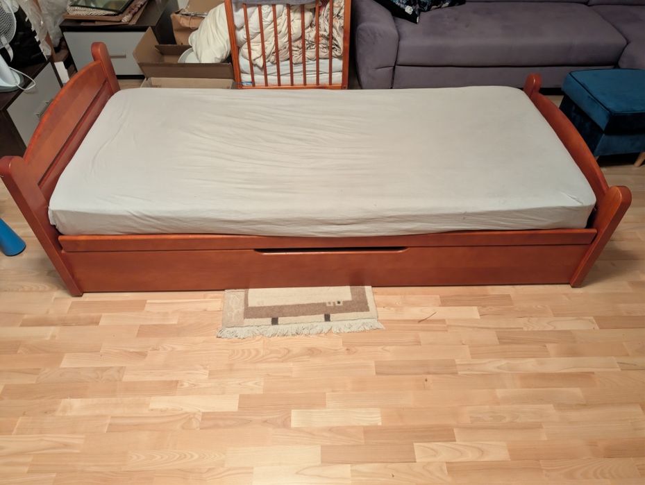 Łóżko drewniane 90x200