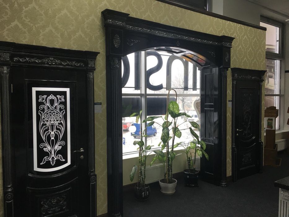 Двері міжкімнатні  двосторонні арка дверна з масиву