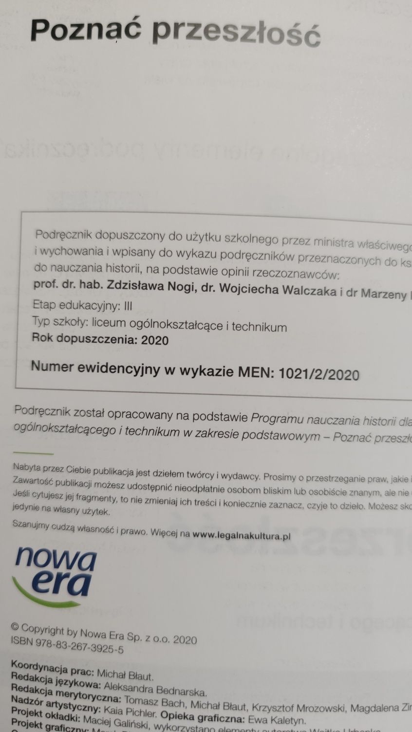Poznać przeszłość 2,podręcznik do historii
