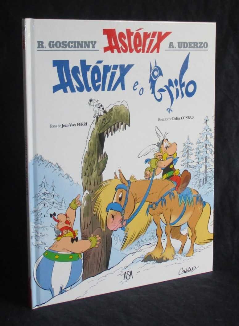 Livro BD Astérix e o Grifo Astérix e Obélix Asa 1ª edição CD Numerado