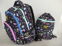 plecak szkolny CoolPack +worek na wf tenis