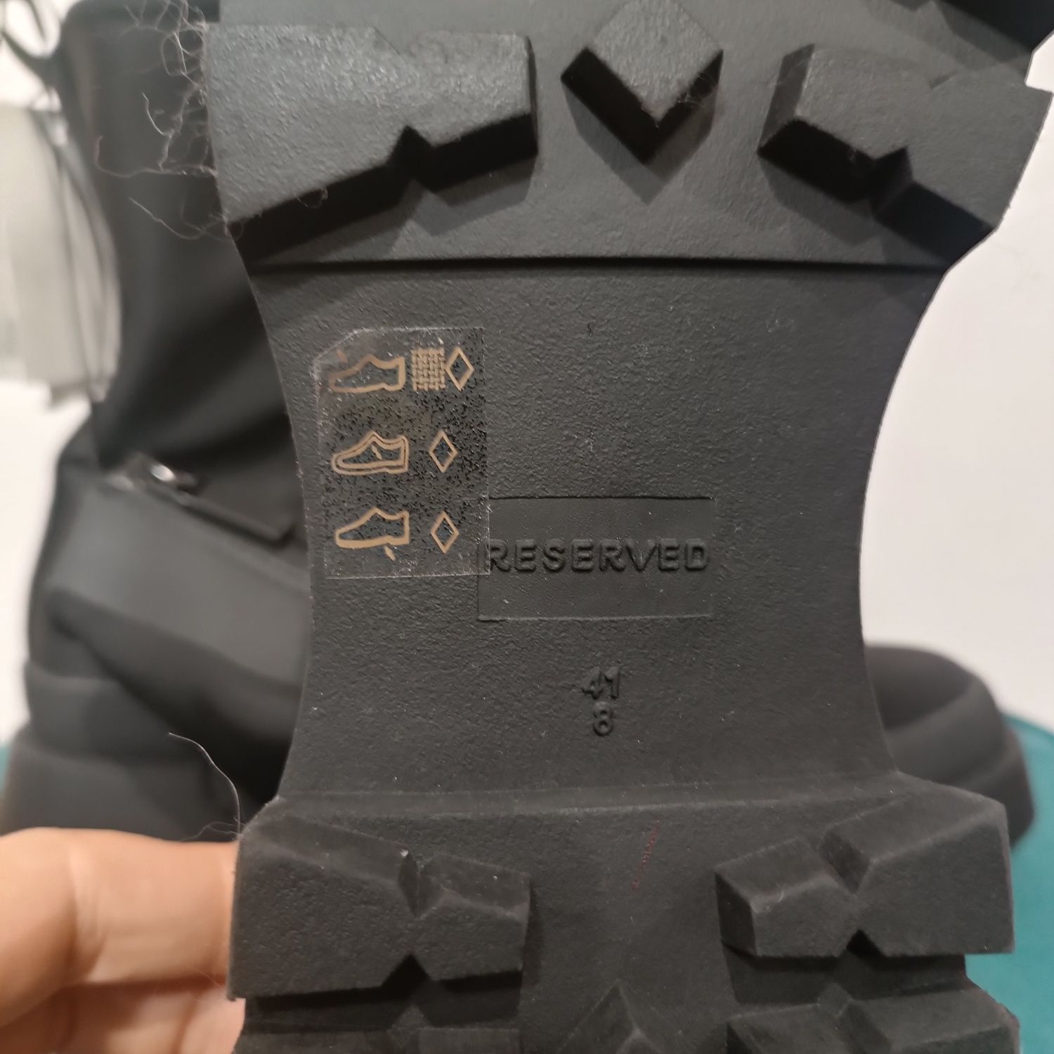 Reserved botki Zipp roz,41/botki buty sztyblety