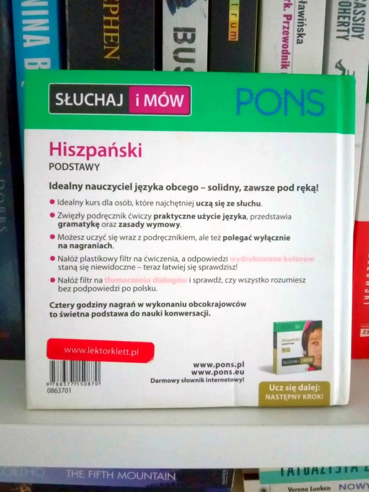 *Hiszpański podstawy. Słuchaj i mów.*