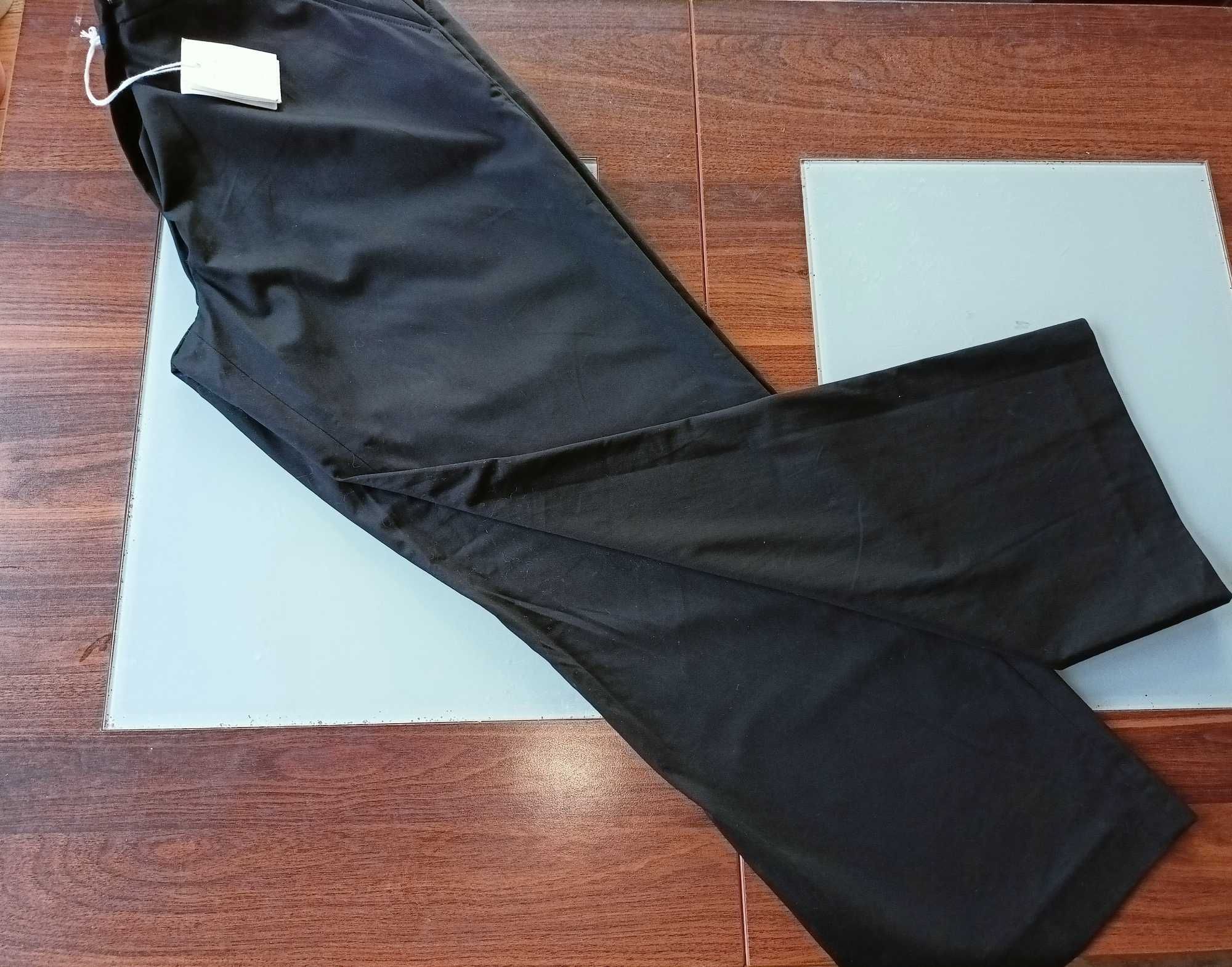 BRUNELLO CUCINELLI kobiece czarne spodnie 42 NOWE z metką