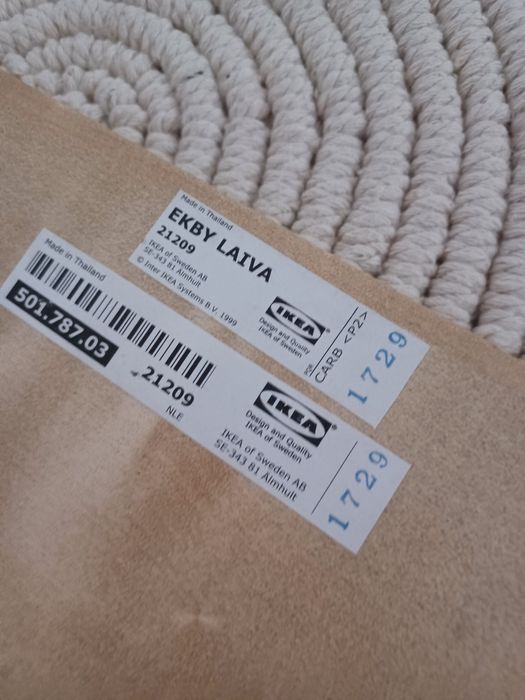 Półki ikea Ekby Laiva