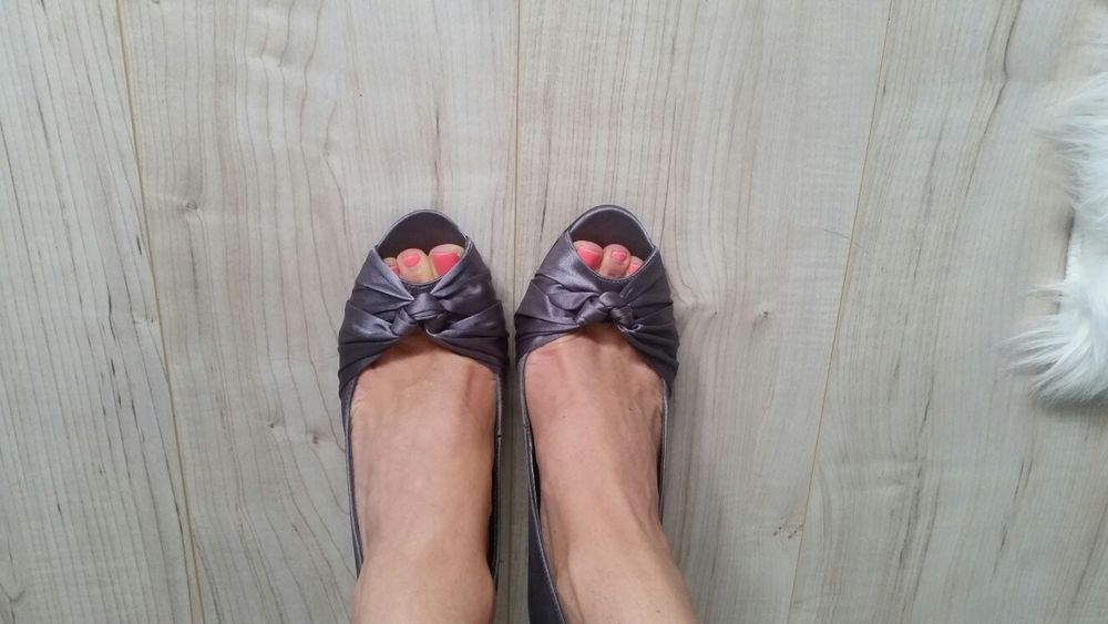 Szpilki srebrne rozm. 39 sylwester/wesele