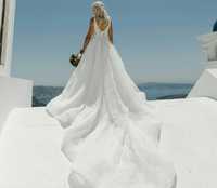 Шикарное свадебное платье - трансформер "Кокос"