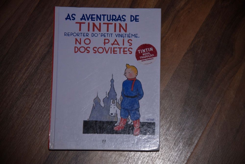 As Aventuras de Tintim - Banda desenhada Repórter do "Pepit Vingtième" no País dos Sovietes