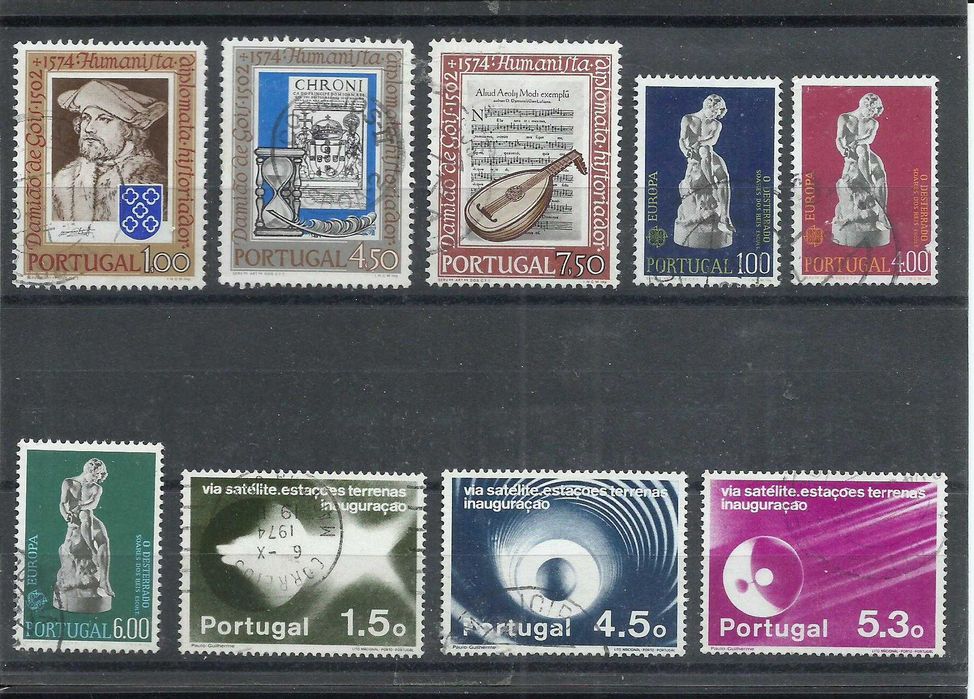 Selos portugueses – Ano completo de 1974, 36 selos usados