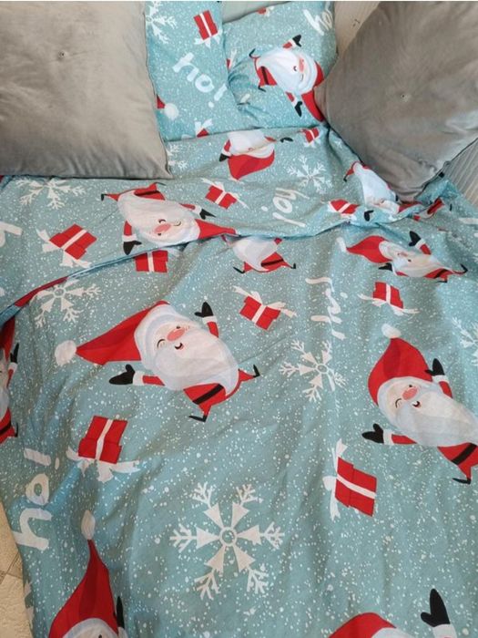 Новорічна постільна білизна бязь голд люкс