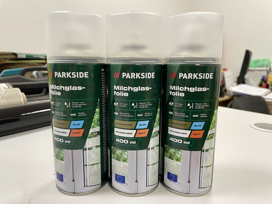 Спрей-пленка МОЛОЧНО-БЕЛЫЙ для пласт./стекла с мат. эф. 400мл PARKSIDE