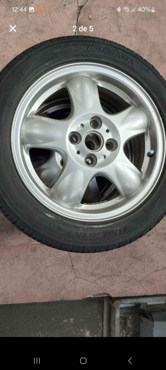 Jantes 15 4x100 com pneu