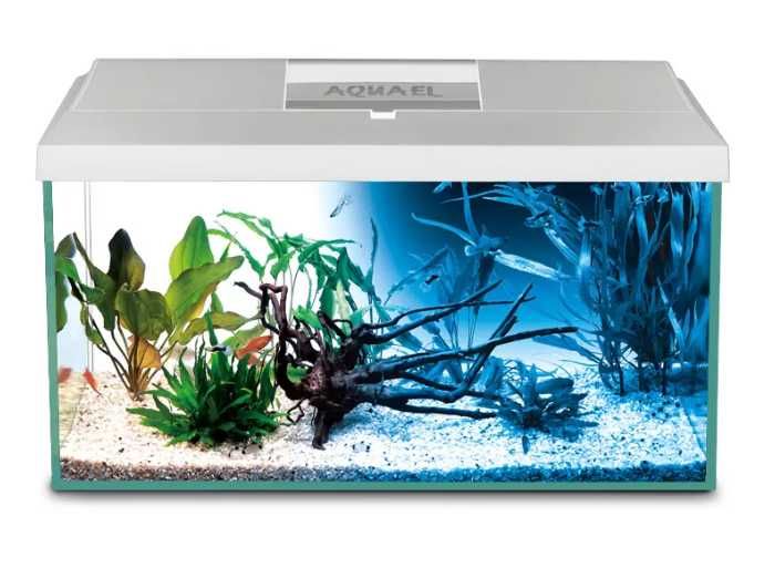 Zestaw akwariowy Aquael Leddy 54L Day&Night czarny/biały