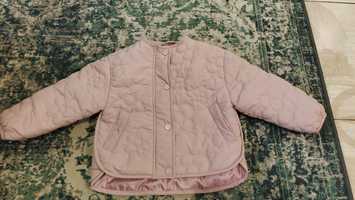 Легка рожева пудрова  куртка sinsay 98 розмір