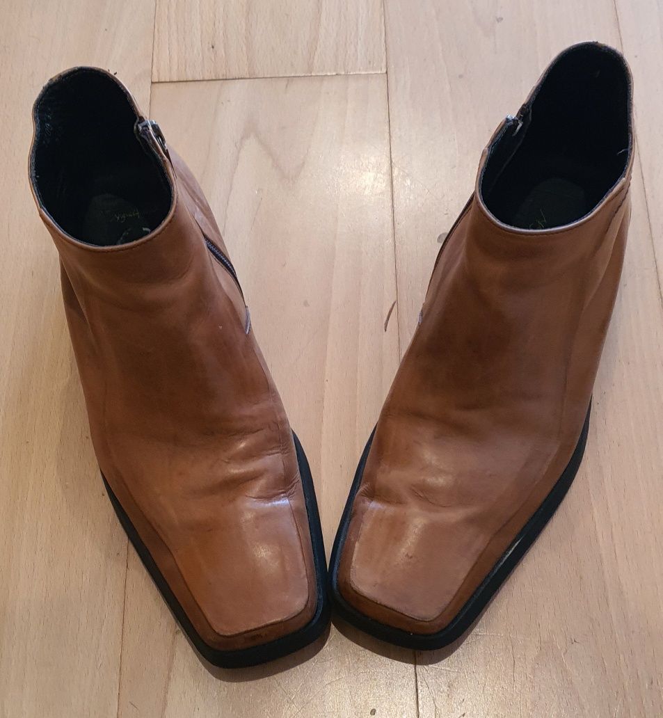 Botins Miguel Vieira, em pele, n 40