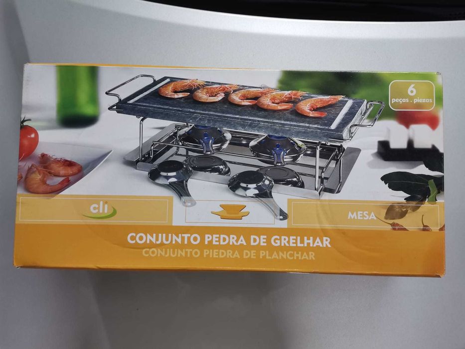 Conjunto Pedra para Grelhar - NOVA