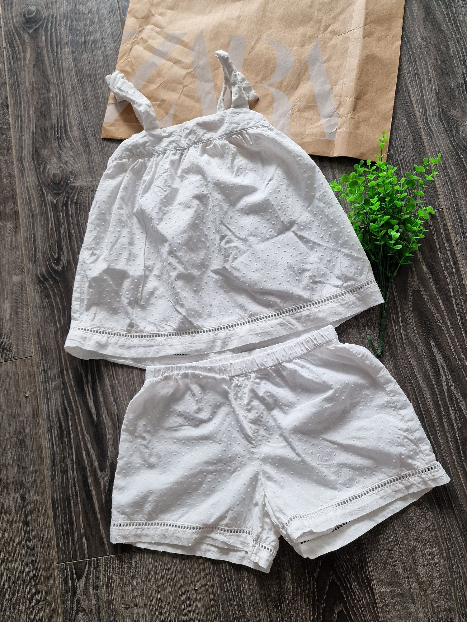 Letnia piżama boho Zara plumetti r. 8-9 lat